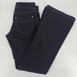 Athleta Black Bootcut Yoga Pants Athletic Stretch Leggings Size XS